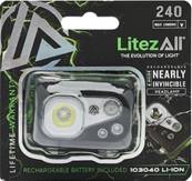 Lampe frontale étanche rechargeable 240Lm LA-240HLNI  