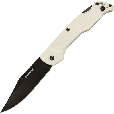 couteau BRK pliant manche blanc OKC (rvd) NVT