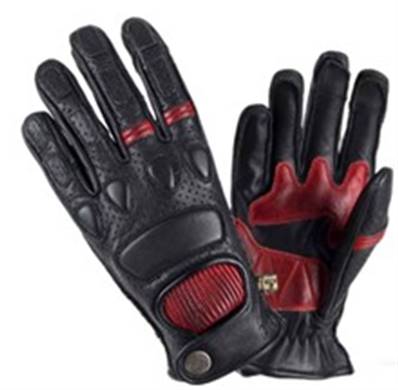 Gants PILOT noir et rouge XXL