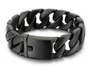 Bracelet CHAINE LARGE NOIRE