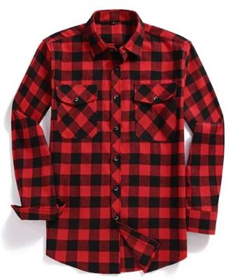 chemise quadrillée rouge noir XXXL