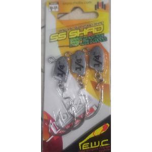 Hameçons plombés AUTAIN SS SHAD JIG HEAD KIT 1/4oz