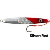Jig Black Magic  FLUTTER  BM6  100grs  silver red head