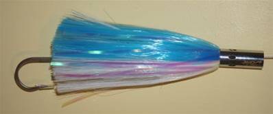 H2Opro TUBE/VENTS ballyhoo combo rigged blue/white RIGGED WIRE