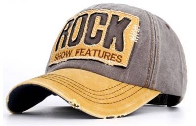 Casquette vintage ROCK fini