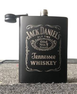 Fiole JACK DANIEL'S couleur NOIRE