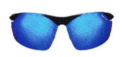 Lunettes FJO monture alu ultra legère (velo) bleu FINI -30%