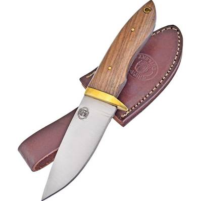 couteau BRK mini poignard manche marron +etui NVT