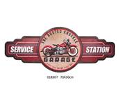 Plaque deco garage service station 73x30cm