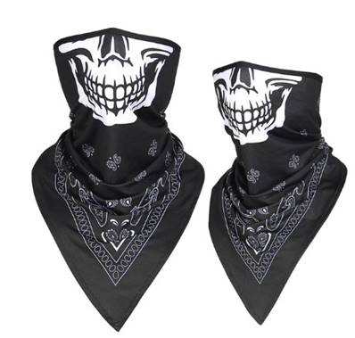 Masque col en V protection solaire color CRANE n°01 FINI