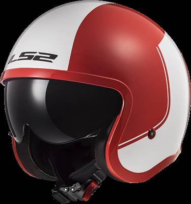 Casque SPITFIRE RIM rouge et blanc taille L