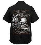 Chemise noire THE ONLY THERAPY taille L