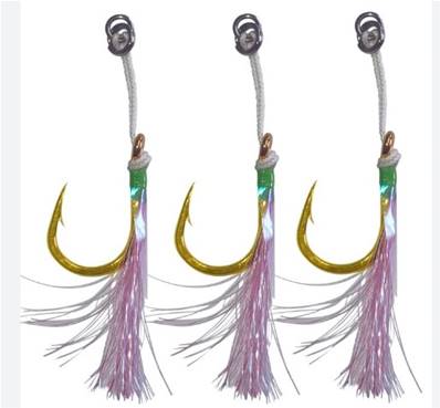 Hameçon heavy fish DOUBLE ASSIST luminous 9/0 x3 fini-30%