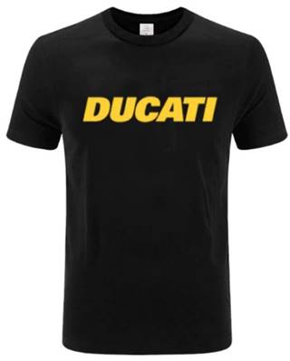 Tshirt biker DUCATI NOIRE XXL coton FINI