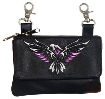 Sacoche pochette tribal aigle lady rider