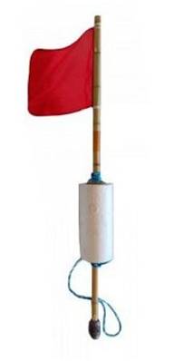 Fanion Flot long avec drapeau rouge 885510R