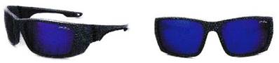 Lunettes polarFJO monture bi njectioeffet carbone pêche bleue prov-20
