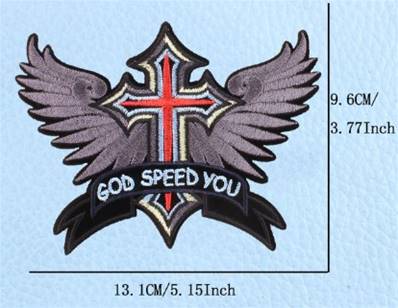 Patch GO SPEED YOU ( croix sur ailles ) FINI -45%