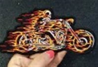 Patch MOTO en FLAMME fini -40%
