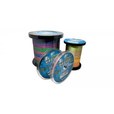 Tresse ASSO x8 multicolor 100m 0,33mm 26 kg connecté FINI -30%