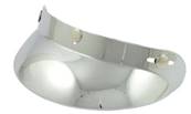 Visière casquette chrome