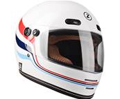 Casque OROSHI Wings- blanc rouge bleu - L