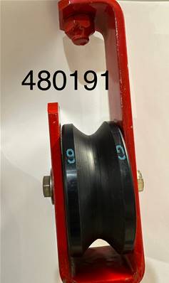 VIROSEA SAV roulette noire teflon + support metal rouge