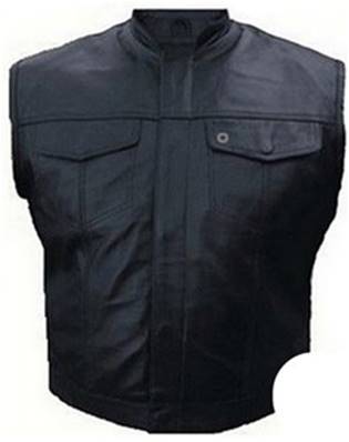 Blouson gilet cuir biker SONS OF ANARCHY  3XL -56