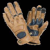 Gants PILOT marron et bleu L