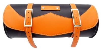 Sacoche outils noire & orange  pour fourche