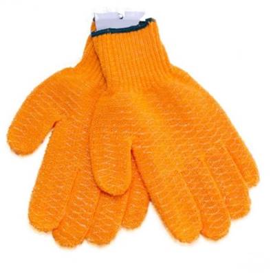 Gants tricot jaune pour plongée