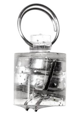 Flash FLADEN pilks with lead light white mini 300m