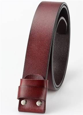 Ceinture rouge vins sans boucle 115cm FINI