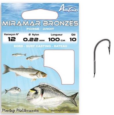 Hameçons en carnet MIRAMAR 20/06 1m -40% FINI