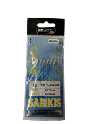 Larves ''mini  piel de pez  ORO ''  n°16 