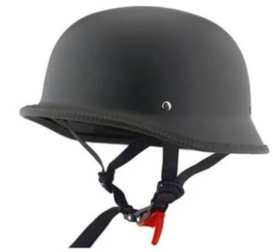 Casque moto NON HOMOLOGUE allemand noir mat M