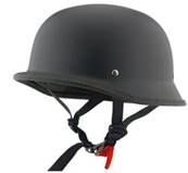 Casque moto NON HOMOLOGUE allemand noir mat M