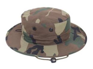 Chapeau Boonie ajustable - camo bois