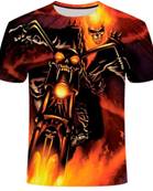 Tshirt biker MOTARD color orangé  3XL elasthanne