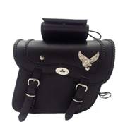 Sacoches cavalieres verrouillables cuir aigle