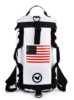 Sac a dos the north pole couleur blanc avec drapeau US FINI