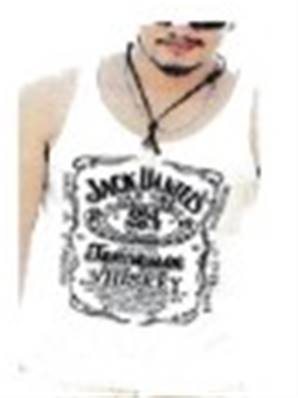 Debardeur JACK DANIEL blanc taille XL