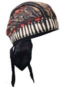 Bandana  noir HOT LEATHERS indian headdress