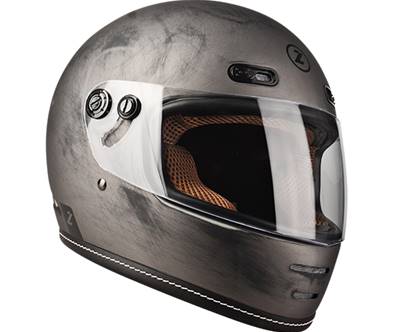 Casque OROSHI Cafe Racer - alu brossé mat- L