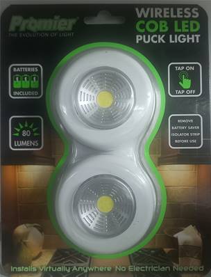 Lampe poussoir mural PROMIER led switch FINI -30%