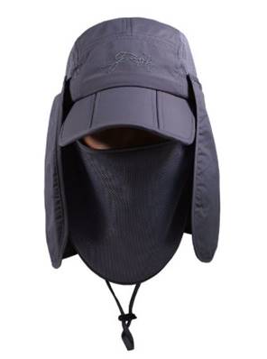 Casquette couvre nuque couvre nez bleu clair ou gris FINI -30%