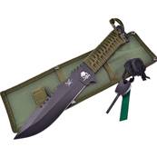 couteau BRK poignard manche corde +etui