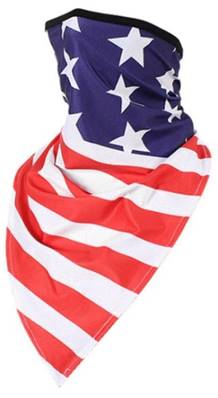 Masque col en V protection solaire color USA FINI