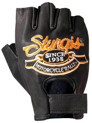 Gants mitaines HOT LEATHER cuir noir SURGIS taille 2XL