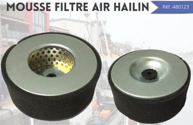 VIROSEA SAV mousse filtre AIR 6cv diesel HAILIN